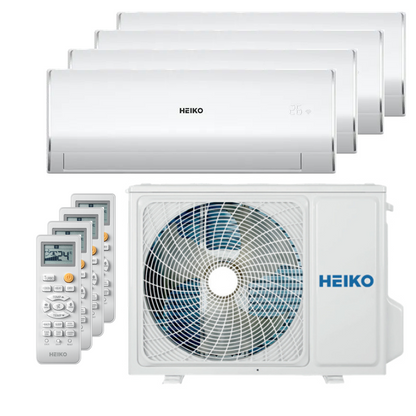 HEIKO ROSA Multi-Split-Klimaanlage Wandgerät 2,6 + 2x3,2 +4,8 kW A++